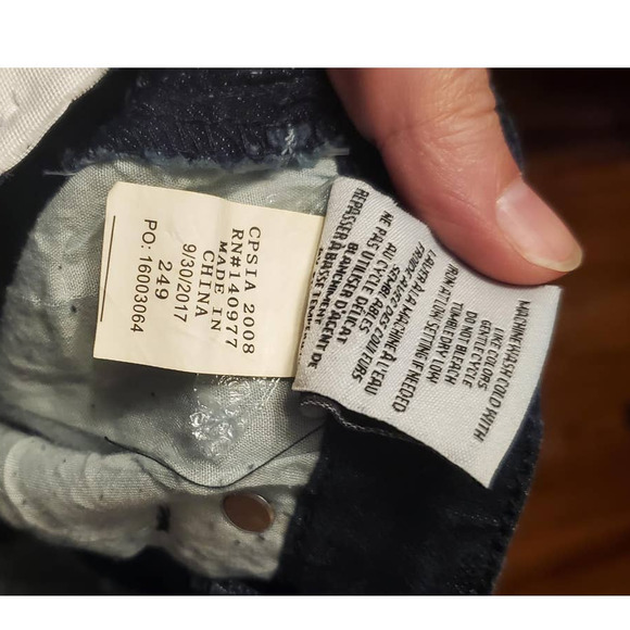 Hudson Kids Stretch Denim Roll Cuff Short Shorts Low Octane Big Girl's Size 10 - Picture 10 of 13